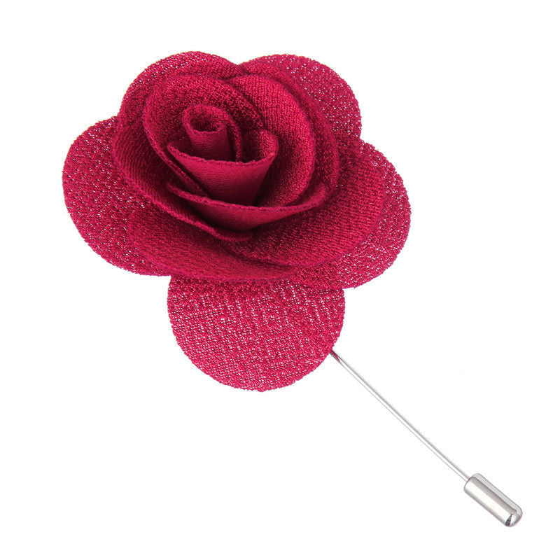 Magenta Microfiber Lapel Pin