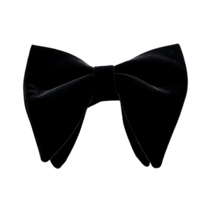 Black Oversized Butterfly Bow Tie