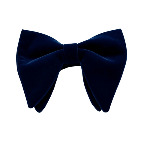 Navy Oversized Butterfly Bow Tie