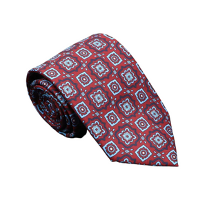 Vintage Print Regular Tie 1