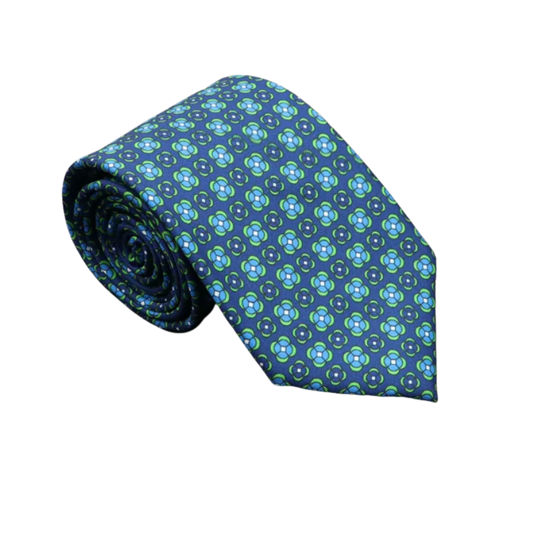 Vintage Print Regular Tie 2
