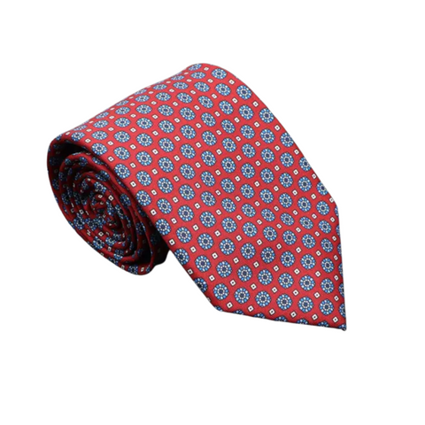 Vintage Print Regular Tie 3