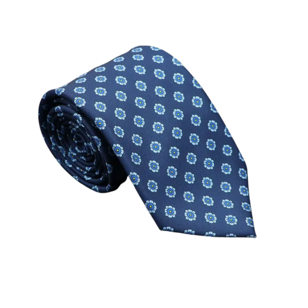 Vintage Print Regular Tie 7