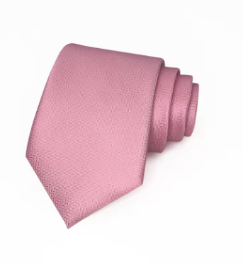 Pink Geometric Regular Tie