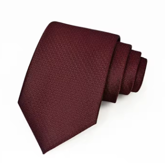 Burgundy Geometric Regular Tie