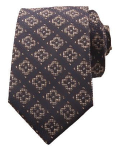 Abstract Geometric Flower Skinny Tie - AJ