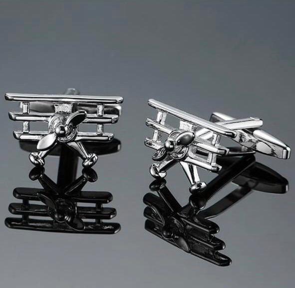 Airplane 3 Cufflinks - AJ