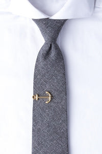Anchor Tie Clip (Gold 4cm) - AJ