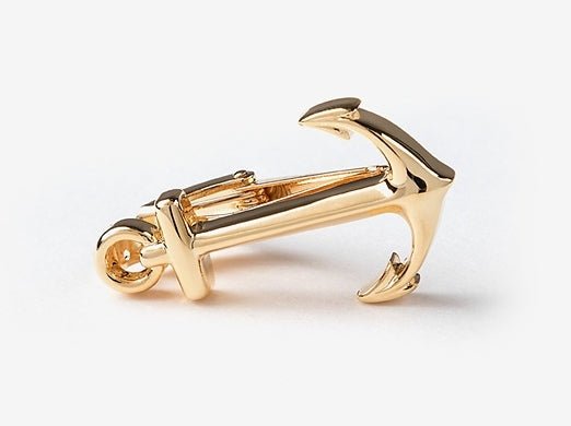 Anchor Tie Clip (Gold 4cm) - AJ