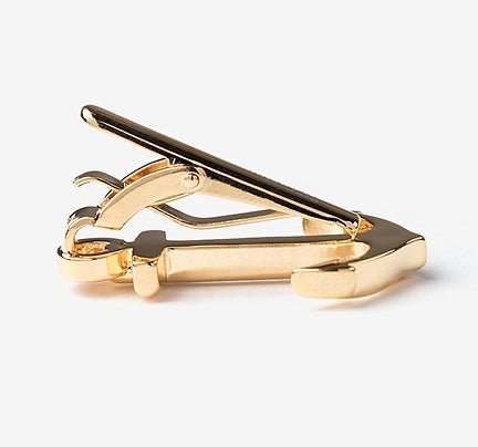 Anchor Tie Clip (Gold 4cm) - AJ