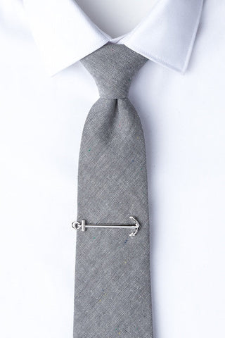 Anchor Tie Clip (Silver 5.5cm) - AJ