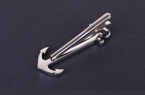 Anchor Tie Clip (Silver 5.5cm) - AJ