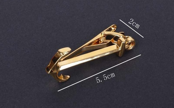 Anchor Tie Clip (Silver 5.5cm) - AJ