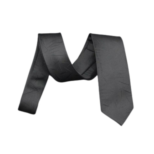 Black Subtle Strokes Skinny Tie - AJ
