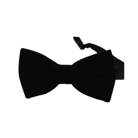 Classic Black Velvet Bow Tie - AJ
