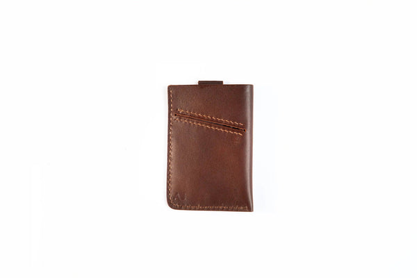 Marcello Leather cardholder in Brown [LC] - AJ