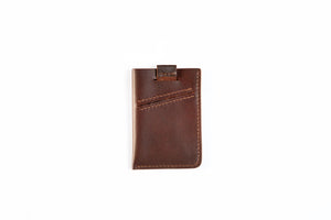 Marcello Leather cardholder in Brown [LC] - AJ