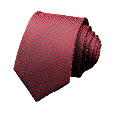 Red Mini Star Skinny Tie - AJ