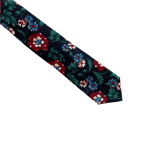 "The garden" Floral Silk Slim Tie - AJ