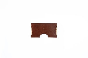 Vincent Pelle Leather card holder in Brown [LC] - AJ