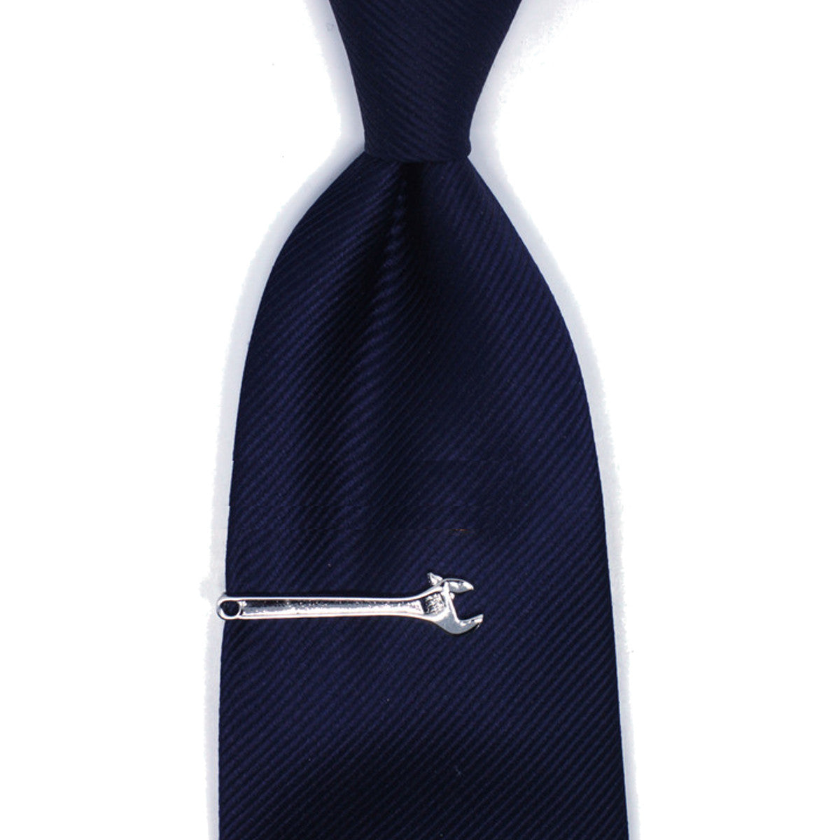 Silver Wrench Tie Clip
