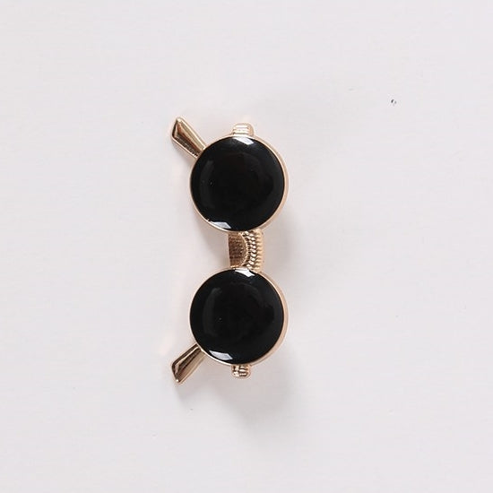 Gold Retro Sunnies Tie Clip