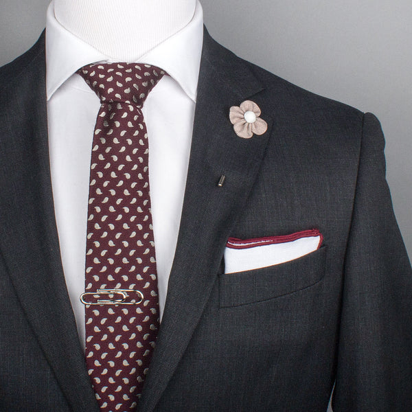 Silver Paper Clip Tie Clip