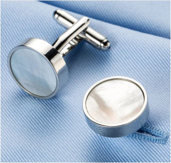 Silver Mother of Pearl Cufflinks