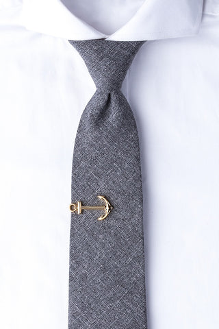 Anchor Tie Clip (Gold 4cm)