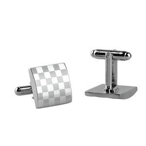Frosted checks Cufflinks