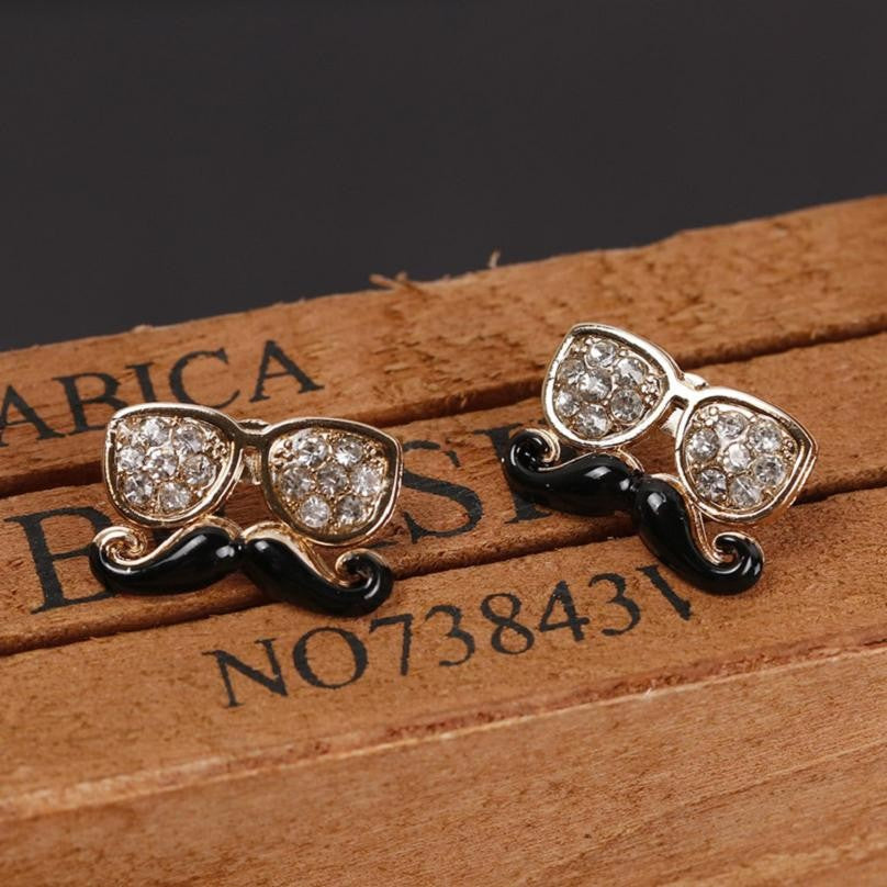 Glasses Moustache Lapel Pin