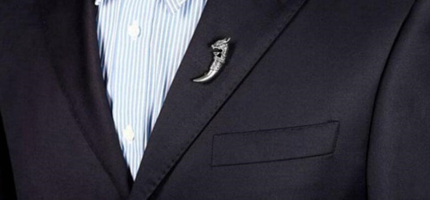 Wolf Tooth Lapel Pin