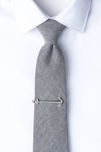 Anchor Tie Clip (Silver 5.5cm)