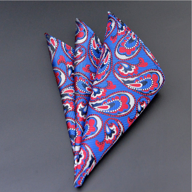Seamless Paisley Pattern Pocket Square