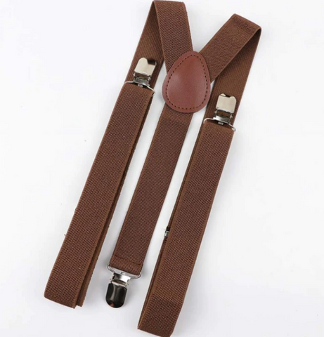 Coffee Brown Suspenders