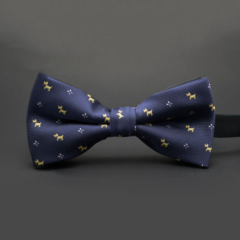 Blue Puppy Bow Tie