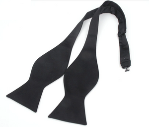 Black Self Bow Tie
