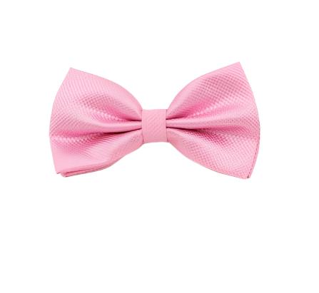 Light Pink Textured Bow Tie