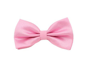 Light Pink Textured Bow Tie