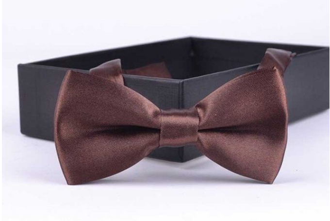 Brown Large Bow Tie
