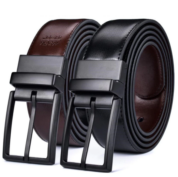 Formal Reversible Two-in-One Black & Coffee Brown Belt