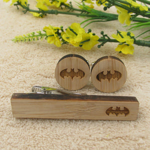 Batman Wooden Tie Clip