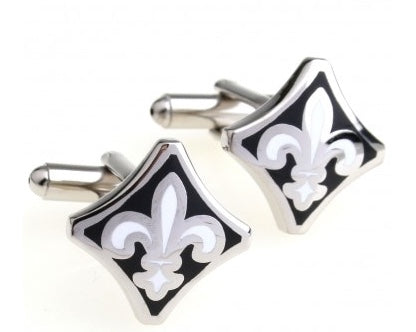 Fleur-de-lis cufflinks