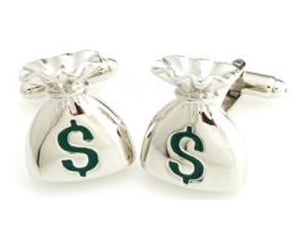 Money Bag Cufflinks