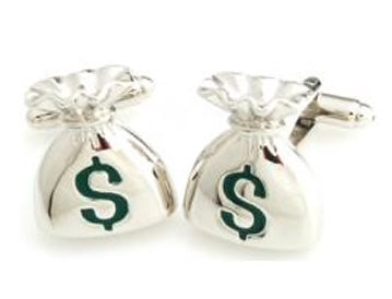 Money Bag Cufflinks