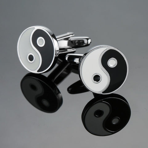 Ying and Yang Cufflinks