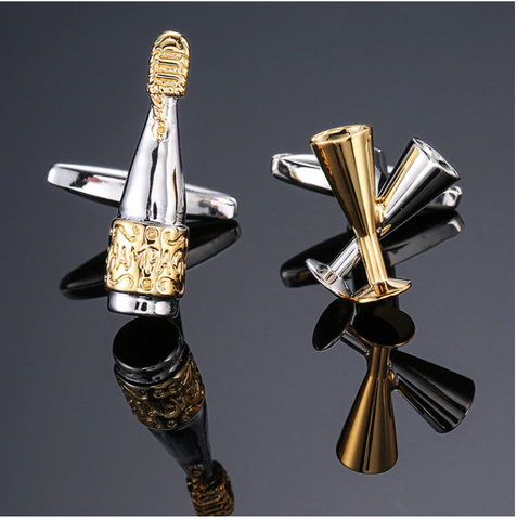 Champagne 2 Cufflinks