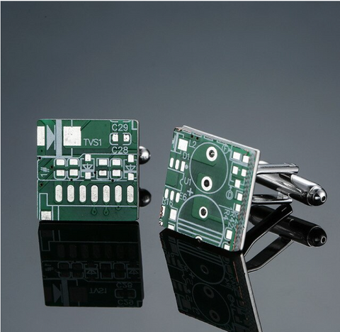 Circuit Board Cufflinks