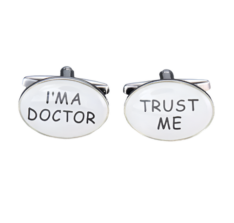 Doctor Enamel Cufflinks
