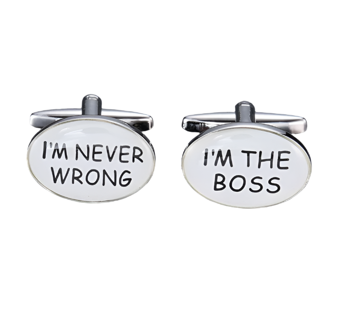 Boss Enamel Cufflinks